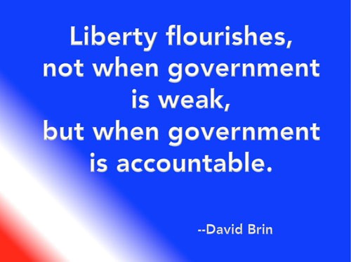 Civilian Exposure - Accountability Quote - David Brin